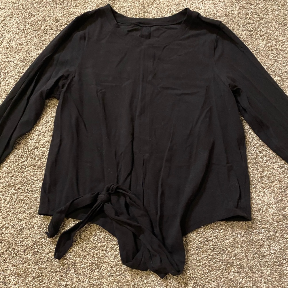 Lululemon Tie Front Long Sleeve